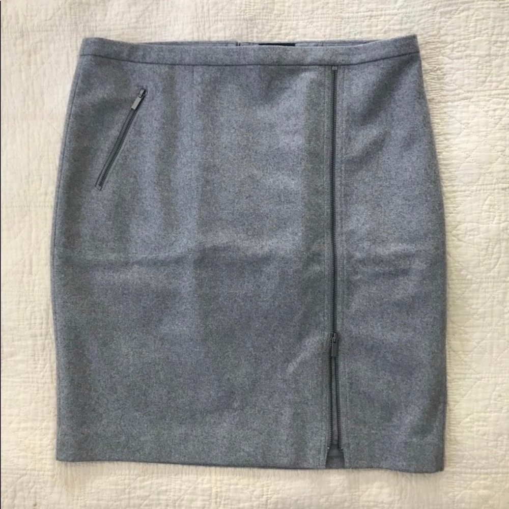 JCrew Pencil Skirt with Zip Detail